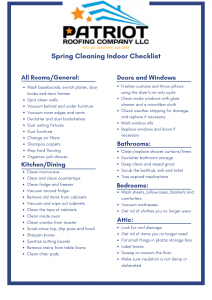 Spring cleaning checklist printable